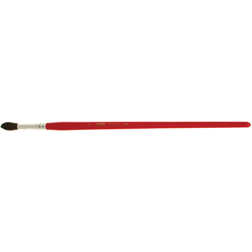 Round Marking Paint Brush, 9/32" Brush Width, Camel Hair, Wood Handle Kelford