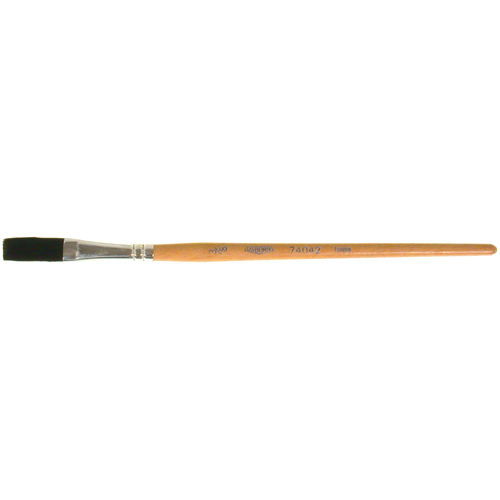 One Stroke Paint Brush, 3/8" Brush Width, Ox Hair, Wood Handle Kelford