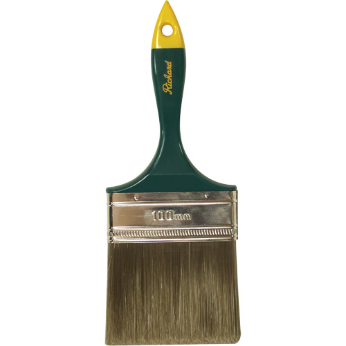 Premier Series Paint Brush, Polyester, Plastic Handle, 4" Width Kelford