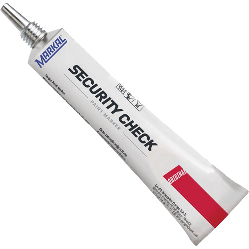 Marqueur de peinture de contr&ocirc;le de s&eacute;curit&eacute;, 1,7 oz, Tube, Rouge Kelford
