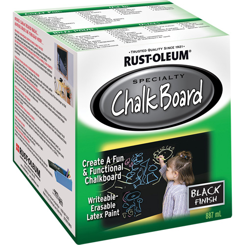 Chalk Board Paint, 877 ml, Can, Black Kelford