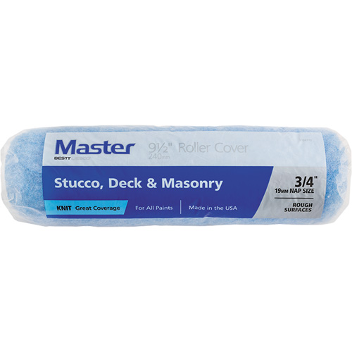 Master Knit Roller Cover, 19 mm (3/4") Nap, 240 mm (9-1/2") L Kelford