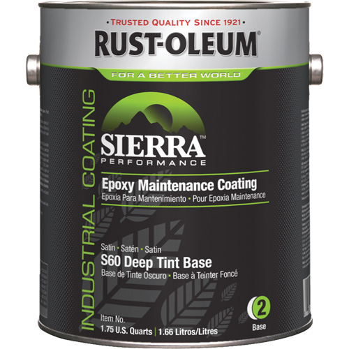 Rev&ecirc;tement dentretien &eacute;poxydique &agrave; base deau Sierra Performance S60  Couche de base opaque, Gallon, Base &agrave; teinter Kelford