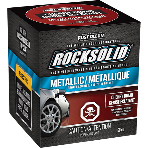 Additifs de poudre m&eacute;tallique RockSolid, 60 ml, Bouteille, Cerise &eacute;clatant Kelford
