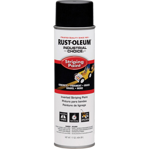 S1600 System Inverted Striping Paint, Black, Aerosol Can Kelford