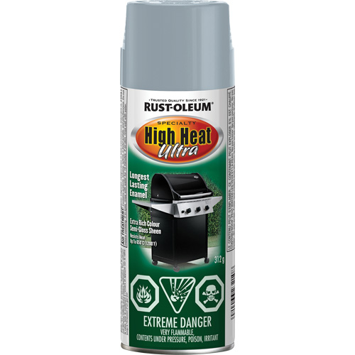 Specialty High Heat Ultra Enamel Spray Paint, Aerosol Can, Silver Kelford