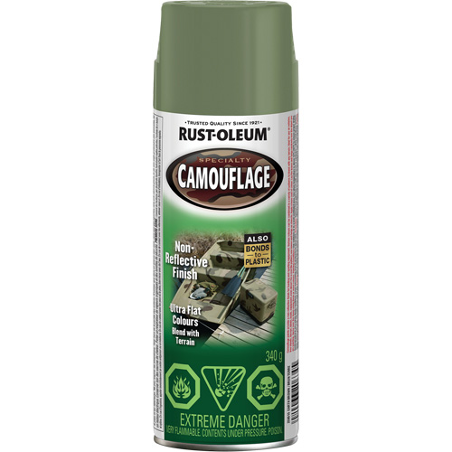 Specialty Camouflage Paint, Aerosol Can, Earth Brown Kelford