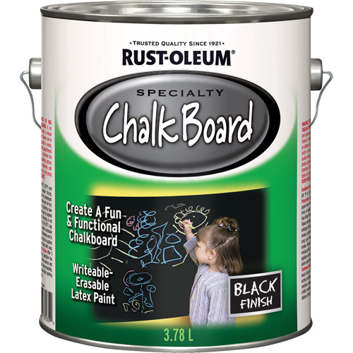 Specialty Chalk Board Paint, 3.78 L, Gallon, Black Kelford