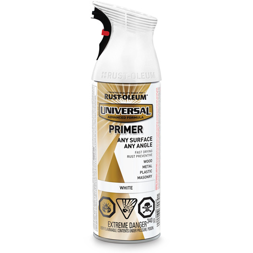 Universal&reg; Primer, White, Very Flat, Aerosol Can Kelford