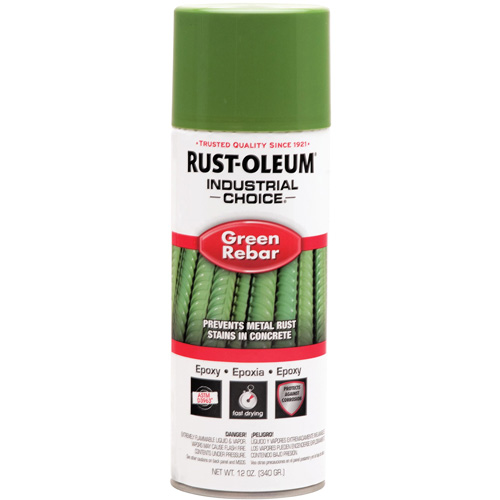 Industrial Choice&reg; RB1600 System Rebar Epoxy Spray, Green Rebar, 12 fl. oz., Aerosol Can Kelford