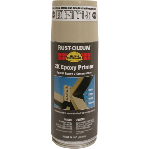 Appr&ecirc;t &eacute;poxydique 2K &agrave; haute performance en a&eacute;rosol du syst&egrave;me V2300, Beige, 14 oz, Canette a&eacute;rosol Kelford
