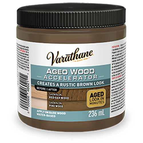 Acc&eacute;l&eacute;rateur de vieillissement du bois Varathane, 236 ml, Canette, Brun Kelford