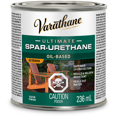 Fini diamant pour bois Varathane ext&eacute;rieur, 236 ml, Transparent, Satin Kelford