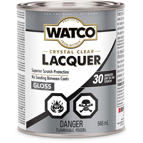 Watco&reg; Lacquer Wood Finish, 946 ml, Clear, Gloss Kelford