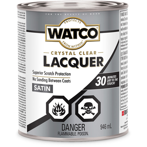 Watco&reg; Lacquer Wood Finish, 946 ml, Clear, Satin Kelford