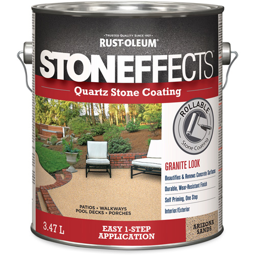 Stoneffects Quartz Stone Coating, 3.78 L, Water-Based, Textured, Beige Kelford