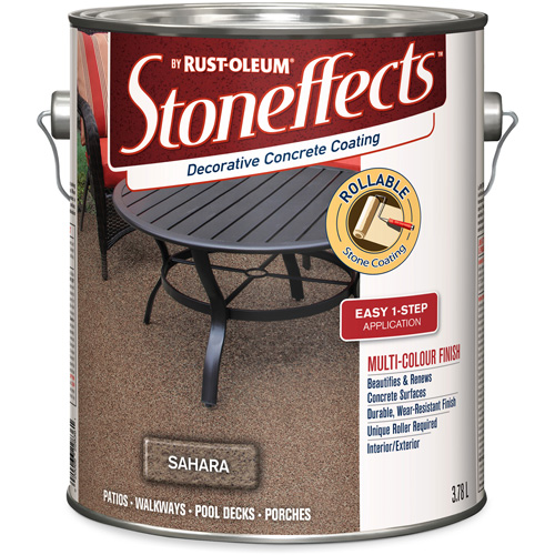 Stoneffects Decorative Concrete Coating, 3.78 L, Textured, Beige Kelford