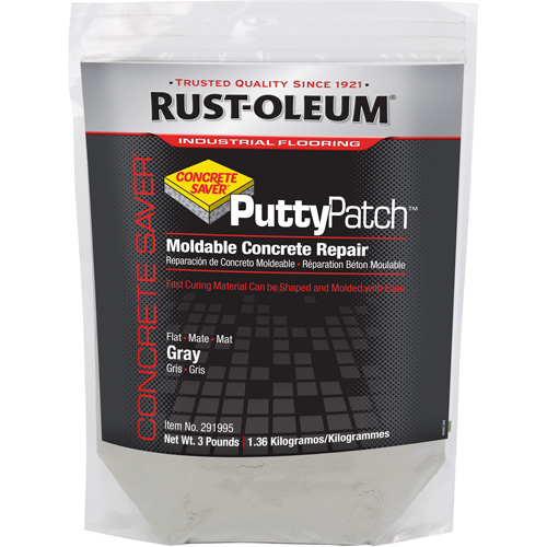 Concrete Saver Putty Patch Patching Material, Bag, Grey Kelford