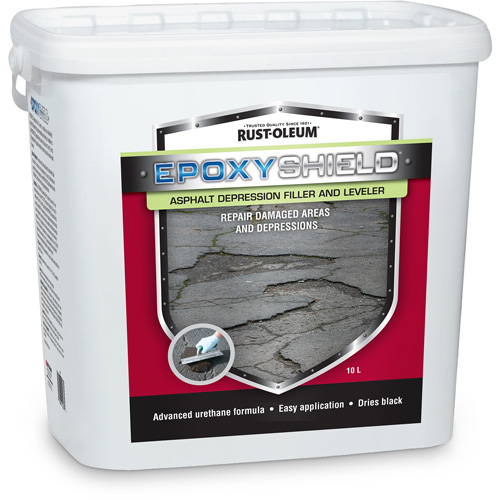 EpoxyShield&reg; Asphalt Depression Filler & Leveler, Pail, Black Kelford