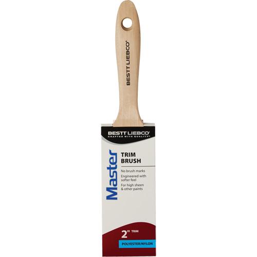 Pinceau pour garnitures Master, Poly/nylon, Manche Bois, Largeur de 2" Kelford