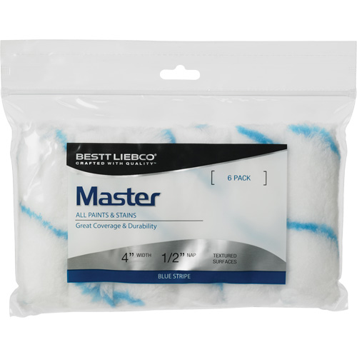 Mini couvre-rouleau &agrave; bande bleue Master, Nap 13 mm (1/2"), 101,6 mm (4") l Kelford