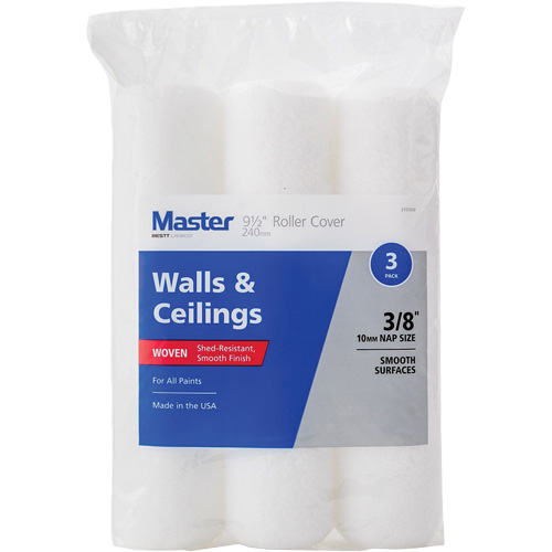 Master Woven Roller Cover, 10 mm (3/8") Nap, 240 mm (9-1/2") L Kelford