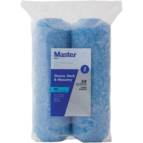 Master Textured Walls Roller Cover, 19 mm (3/4") Nap, 240 mm (9-1/2") L Kelford