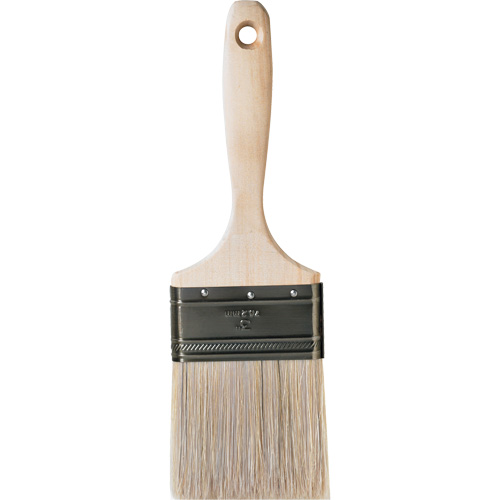Pinceau pour murs et moulures One Coat, Soie blanche, Manche Bois, Largeur de 3" Kelford