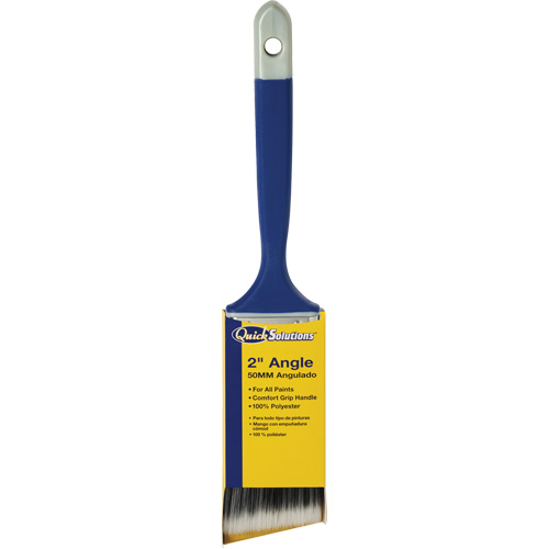 Quick Solutions Angle Brush, Polyester, Plastic Handle, 2" Width Kelford