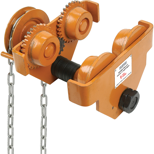 Adjustable Trolleys, 1000 lbs. (0.5 tons) Capacity, 2-11/16" - 5-1/4" Kelford