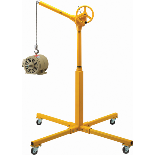 Tall Industrial Lifting Device with Mobile Base, 500 lbs. (0.25 tons) Capacity Kelford