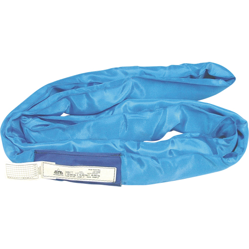 Round Slings, Blue, 4" W x 8' L, 23000 lbs. Vertical Load Kelford