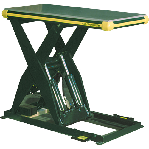 Table &eacute;l&eacute;vatrice hydraulique &agrave; ciseaux Backsaver, Acier, 48" lo x 36" la, Capacit&eacute; 4000 lb Kelford