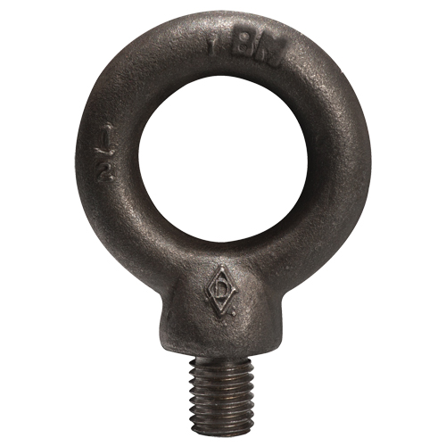 Machinery Eye Bolts, 1/2" Dia., 1-1/2" L, Uncoated Natural Finish, 5000 lbs. (2.5 tons) Capacity Kelford