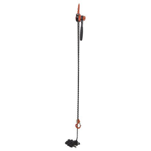 Mini Lever Hoist, 20' Lift, 1000 lbs. (0.5 tons) Capacity, Steel Chain Kelford