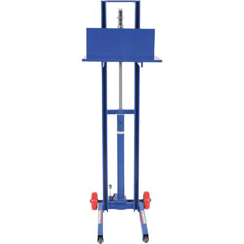 Hydraulic Platform Lift Stacker, Foot Pump Operated, 400 lbs. Capacity, 51-1/8" Max Lift Kelford