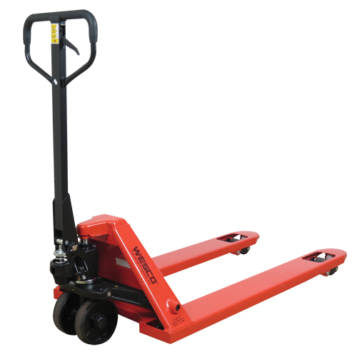 Pallet Truck, Steel, 48" L x 27" W, 5500 lbs. Capacity Kelford