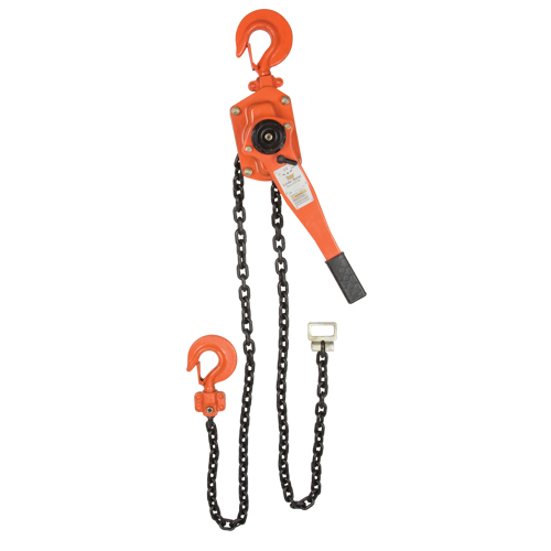 Lever Chain Hoist, 5' Lift, 6000 lbs. (3 tons) Capacity, Alloy Steel Chain Kelford