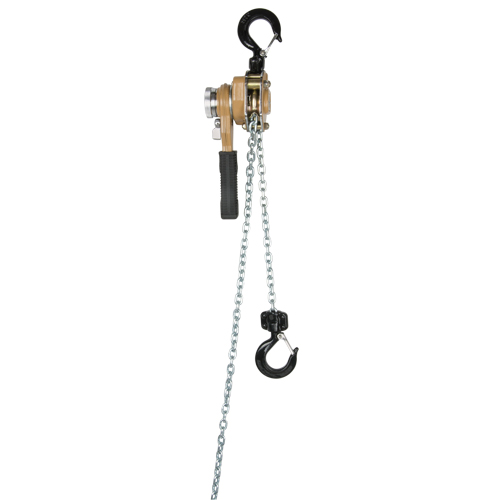 Heavy Duty Gold Series Lever Chain Hoist, 5' Lift, 3000 lbs. (1.5 tons) Capacity, Alloy Steel Chain Kelford