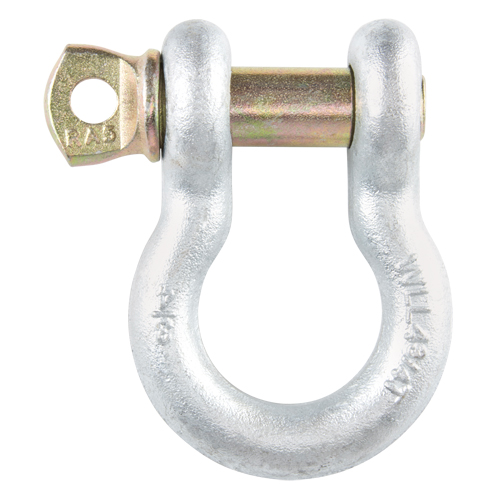 Screw Pin Anchor Shackle, 3/16", Screw Pin, Hot Dip Galvanized Kelford