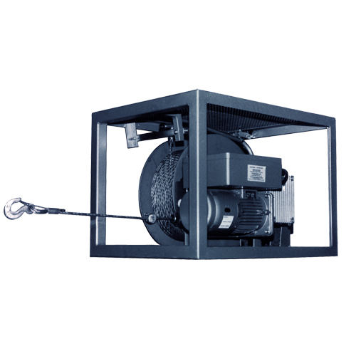 Palan &eacute;lectrique &agrave; c&acirc;ble d'acier avec enrouleur Gripwinch Kelford