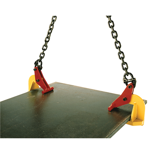 Pince de levage pour plaques horizontales Topal TLH1 0-60, 2200 lb (1,1 tonne) max., M&acirc;choires 0" - 2-3/8" Kelford