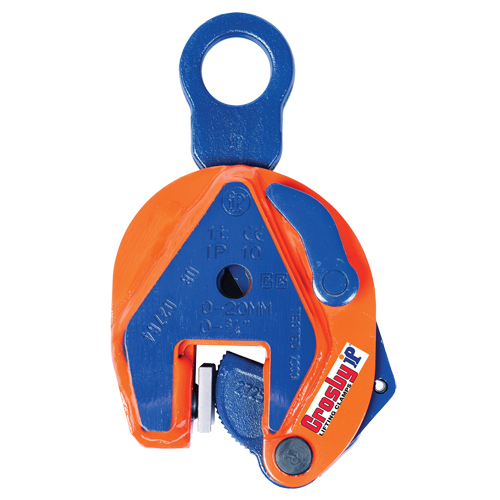 IP10H Vertical Lifting Clamp, 1000 lbs. (0.5 tons) Working Load Limit, 0" - 5/8" Jaw Opening Kelford