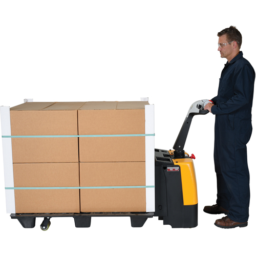 Fully Powered Electric Pallet Truck, 3000 lbs. Cap., 47" L x 25" W Kelford