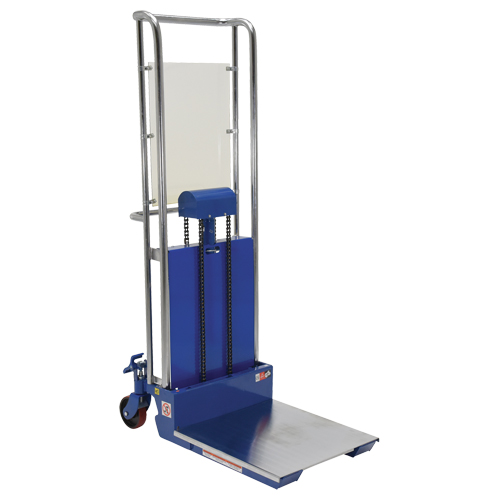 Hefti-Lift Load Stacker, Foot Pump Operated, 880 lbs. Capacity, 59" Max Lift Kelford