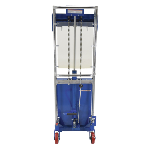 Hefti-Lift Load Stacker, Foot Pump Operated, 880 lbs. Capacity, 59" Max Lift Kelford