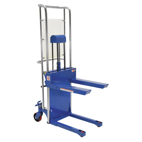 Hefti-Lift Load Stacker, Foot Pump Operated, 880 lbs. Capacity, 59" Max Lift Kelford