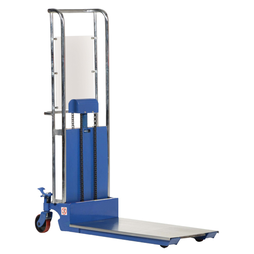 Hefti-Lift Load Stacker, Foot Pump Operated, 300 lbs. Capacity, 59" Max Lift Kelford