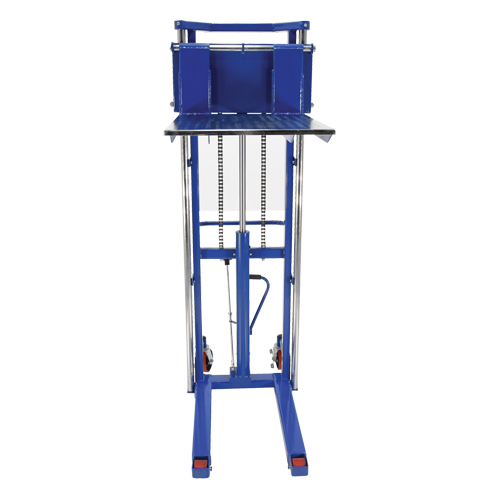 Hefti-Lift Load Stacker, Foot Pump Operated, 1500 lbs. Capacity, 63" Max Lift Kelford