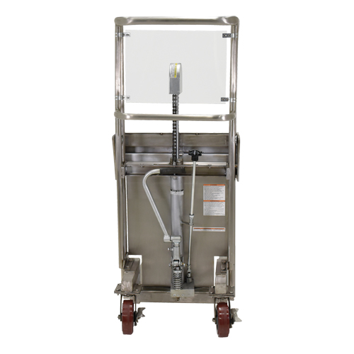 Hefti-Lift Load Stacker, Foot Pump Operated, 450 lbs. Capacity, 45-5/8" Max Lift Kelford